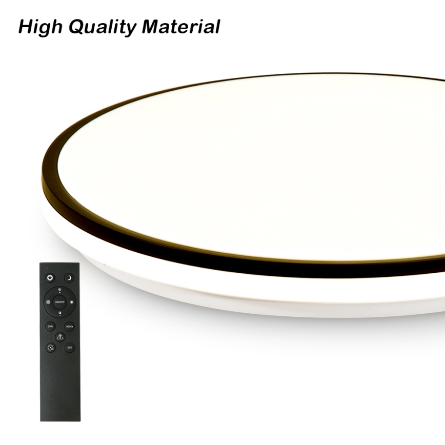 BRILAGI - Plafón de techo LED regulable SMART 36W/230V Ø 48 cm 3000–6000K Wi‑Fi Tuya Beacon + mando a distancia