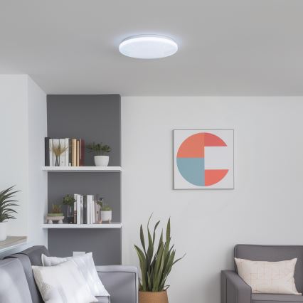Brilagi - Lámpara de techo LED regulable SMART STARS LED/24W/230V Ø 38 cm 3000-6000K Wi-Fi Tuya Beacon + mando a distancia