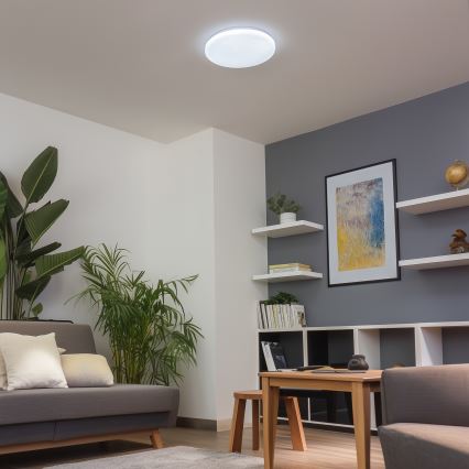 Brilagi - Lámpara de techo LED regulable SMART STARS LED/24W/230V Ø 38 cm 3000-6000K Wi-Fi Tuya Beacon + mando a distancia