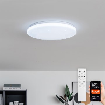 Brilagi - Lámpara de techo LED regulable SMART STARS LED/24W/230V Ø 38 cm 3000-6000K Wi-Fi Tuya Beacon + mando a distancia