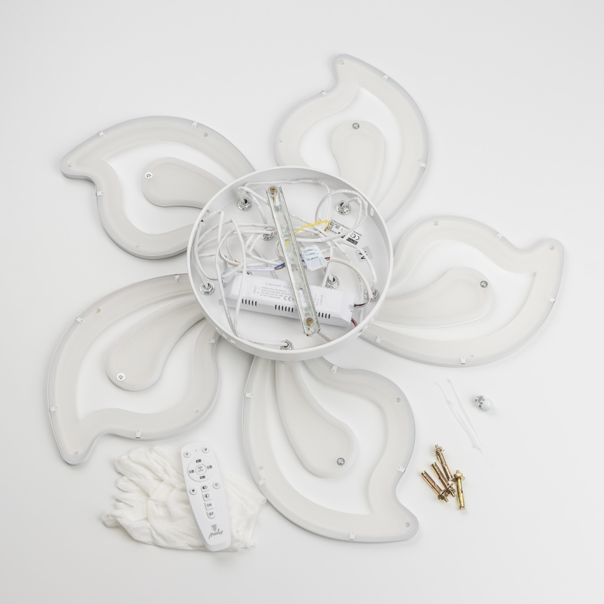 Brilagi - Lámpara de techo LED regulable TWIST LED/125W/230V 3000-6500K + control remoto