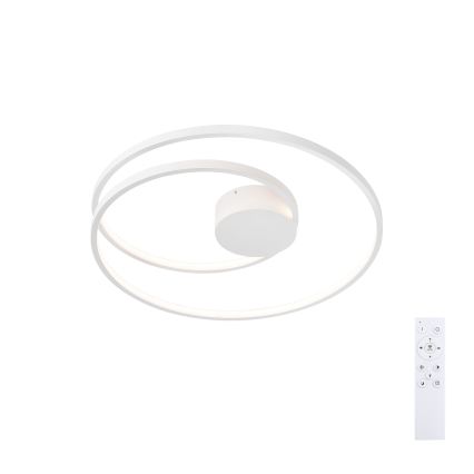 Brilagi - Luminaria de techo LED regulable TWISTER LED/48W/230V 3000-6000K Ø 50 cm blanca + mando a distancia