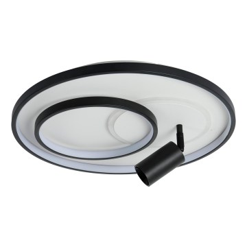 Brilagi - Lámpara de techo LED regulable UNITY LED/60W/230V + 1xGU10/3W 3000-6000K Ø 50 cm blanco/negro + mando a distancia