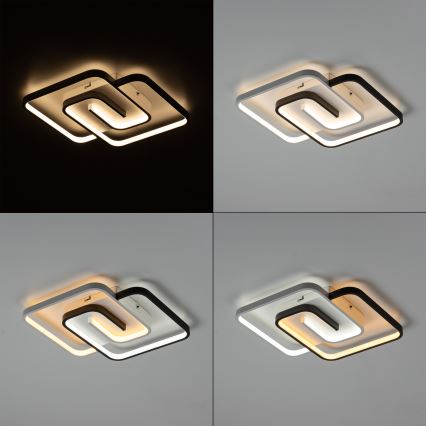 Brilagi - Luminaria de techo LED regulable VELO LED/64W/230V 48x48 cm 3000-6500K + mando a distancia