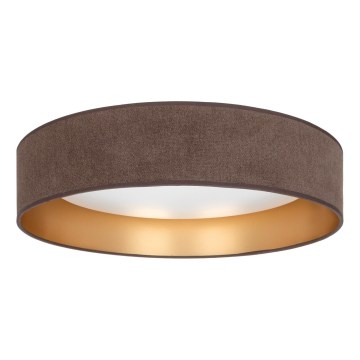 Brilagi - Lámpara de techo LED regulable VELVET SMART VARI LED/24W/230V 3000-6500K Ø 45 cm marrón/dorado + mando a distancia