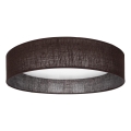 BRILAGI - Lámpara de techo LED regulable VELVET SMART VARI LED/24W/230V 3000-6500K Ø 45 cm marrón + mando a distancia