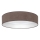 Brilagi - Lámpara de techo LED regulable VELVET SMARTIX LED/24W/230V 3000–6000K Ø 45 cm marrón Wi-Fi Tuya Beacon + mando a distancia