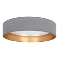 Brilagi - Lámpara de techo LED regulable VELVET SMARTIX STARS LED/36W/230V 3000-6000K diámetro 55 cm gris/dorado Wi-Fi Tuya Beacon + control remoto