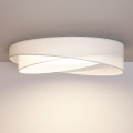 BRILAGI - Lámpara de techo LED regulable VELVET TWIST LED/36W/230V 3000-6000K Ø 65 cm Wi-Fi Tuya Beacon blanca + mando a distancia