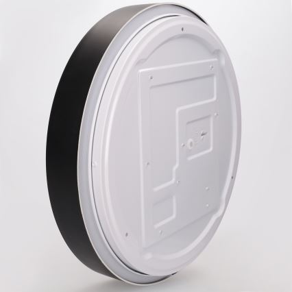 Brilagi - Luminaria de techo LED regulable WALDO LED/48W/230V 3000–6500 K Ø 40 cm negro/dorado + mando a distancia