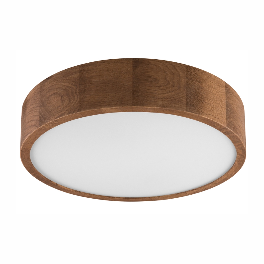 Brilagi - Lámpara de techo regulable LED RGBW CARVALHO 2xE27/9W/230V 2700-6500K Wi-Fi, roble, Ø 37,5 cm