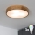 Brilagi - Lámpara de techo LED RGBW regulable CARVALHO 3xE27/9W/230V 2700-6500K Wi-Fi roble Ø 47,5 cm