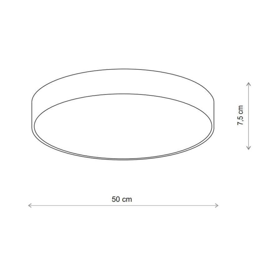 Brilagi - Lámpara de techo LED RGBW regulable CLARE 4xE27/9W/230V 2700–6500 K diámetro 50 cm Wi-Fi beige