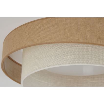 Brilagi - Lámpara de techo LED SHINE LED/24W/230V Ø 60 cm beige/crema