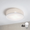 Brilagi - Lámpara de techo LED SIRIJA 4x E27 / 15W / 230V / Ø 60 cm / blanca