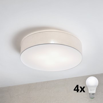 Brilagi - Lámpara de techo LED SIRIJA 4x E27 / 15W / 230V / Ø 60 cm / blanca