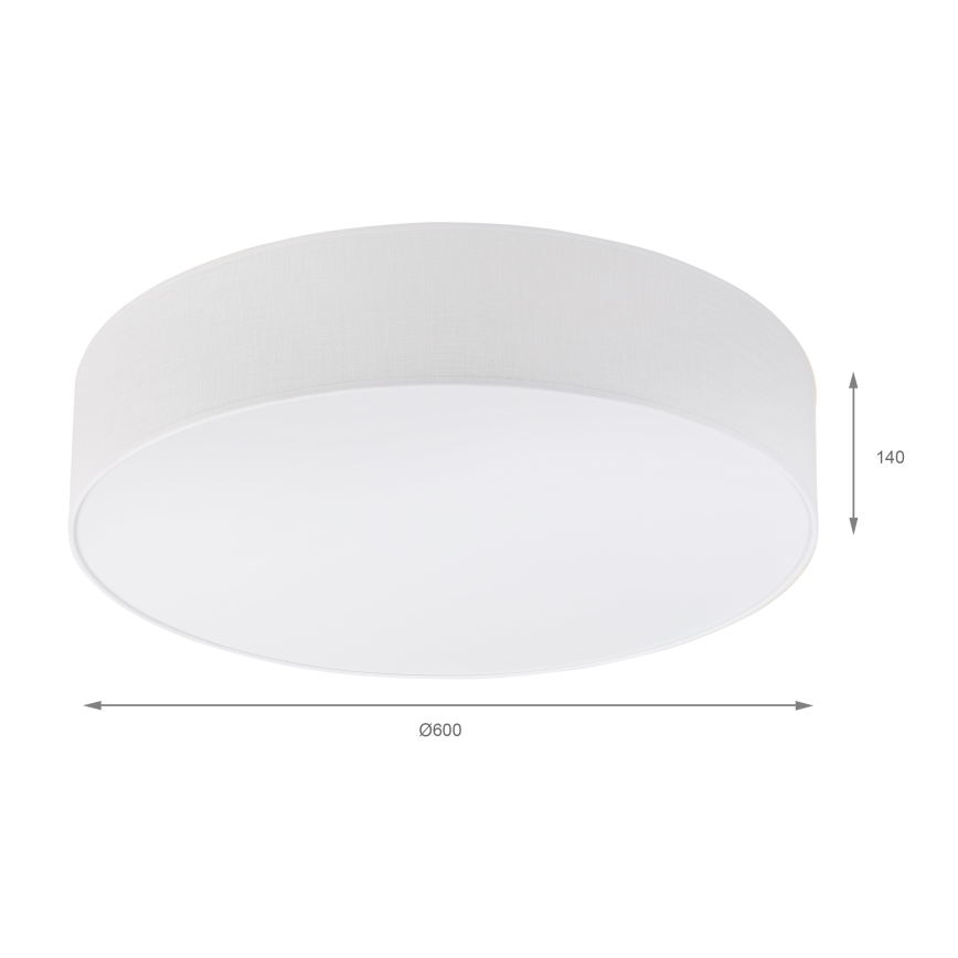 Brilagi - Lámpara de techo LED SIRIJA 4x E27 / 15W / 230V / Ø 60 cm / blanca