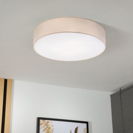 Brilagi - Lámpara de techo LED SIRIJA 4xE27/15W/230V Ø 60 cm beige