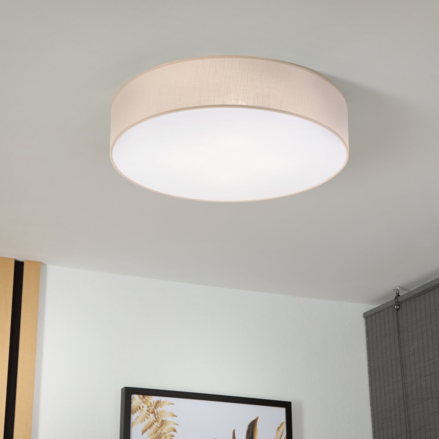 Brilagi - Lámpara de techo LED SIRIJA 4xE27/15W/230V Ø 60 cm beige