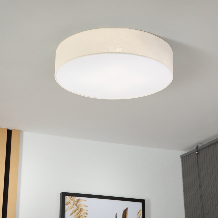 Brilagi - Lámpara de techo LED SIRIJA 4xE27/60W/230V Ø 60 cm color crema