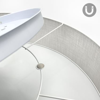 Brilagi - Lámpara de techo LED SIRIJA 6xE27/15W/230V diámetro 80 cm blanca