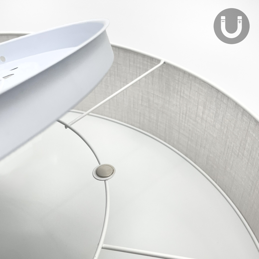 Brilagi - Lámpara de techo LED SIRIJA 6xE27/15W/230V diámetro 80 cm blanca
