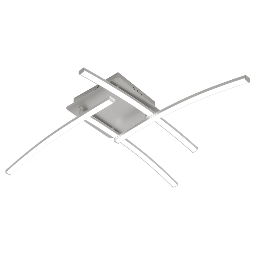 BRILAGI - Lámpara de techo STRIPES LED/32W/230V 69x69 cm plateada