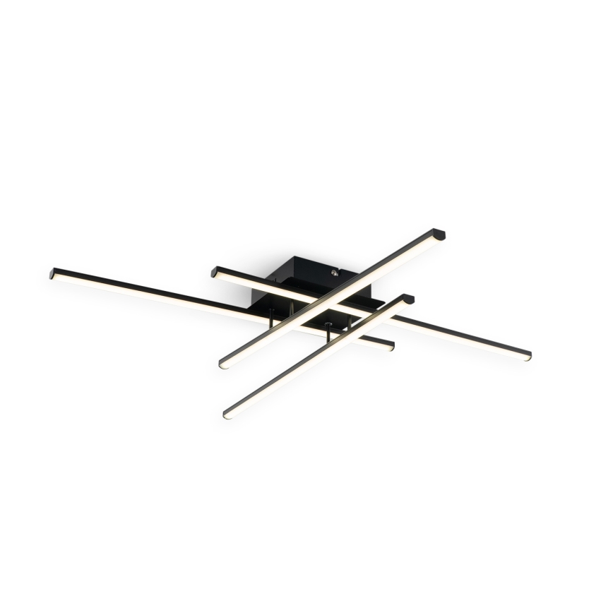 Brilagi - Lámpara de techo STRIPES LED/37W/230V 68x68 cm negra