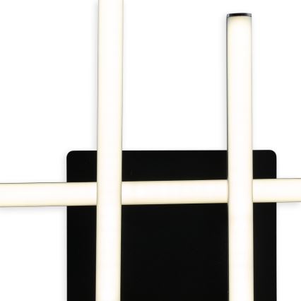 Brilagi - Lámpara de techo STRIPES LED/37W/230V 68x68 cm negra