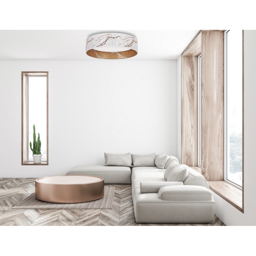 Brilagi - Lámpara de techo LED VELVET LED/24W/230V Ø 40 cm 3000/4000/6400K blanco/dorado