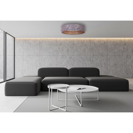 BRILAGI - Lámpara de techo LED VELVET LED/24W/230V Ø 40 cm 3000/4000/6400K gris/dorado