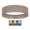 Brilagi - Lámpara de techo LED VELVET LED/24W/230V Ø 40 cm 3000/4000/6400K marrón