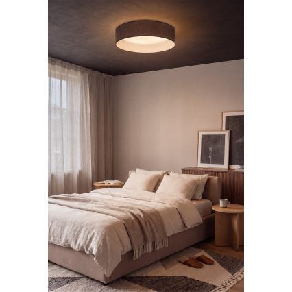 Brilagi - Lámpara de techo LED VELVET SIMPLE LED/24W/230V 3000K (blanco cálido) Ø 45 cm marrón