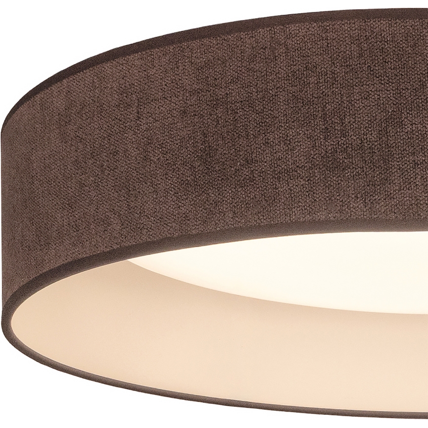 Brilagi - Lámpara de techo LED VELVET SIMPLE LED/24W/230V 3000K (blanco cálido) Ø 45 cm marrón