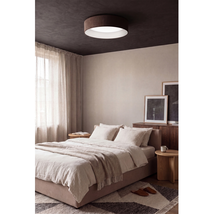 Brilagi - Lámpara de techo LED VELVET SIMPLE LED/24W/230V 4000K Ø 45 cm marrón