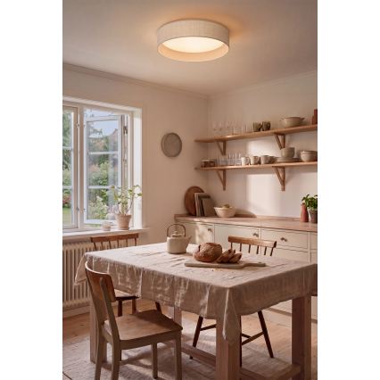 Brilagi - Lámpara de techo LED VELVET SIMPLE LED/36W/230V 3000K Ø 55 cm blanca