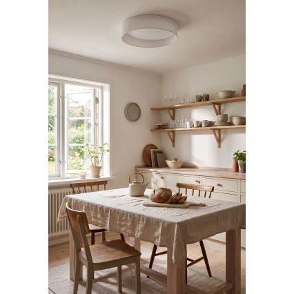 Brilagi - Lámpara de techo LED VELVET SIMPLE LED/36W/230V 3000K Ø 55 cm blanca