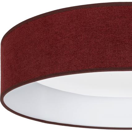 Brilagi - Lámpara de techo LED VELVET SIMPLE LED/36W/230V 3000K Ø 55 cm burdeos