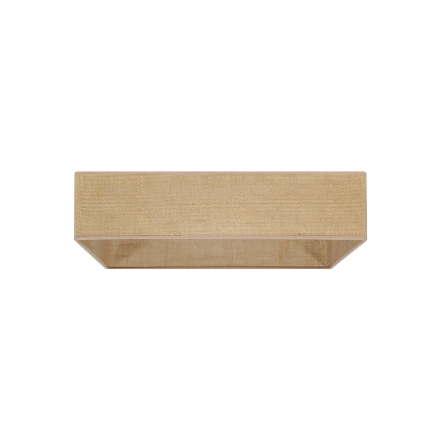 Brilagi - Plafón LED VELVET SQUARE LED/24W/230V 43x43 cm marrón