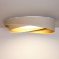 BRILAGI - Lámpara de techo LED VELVET TWIST LED/24W/230V 4000K Ø 55 cm blanco/oro