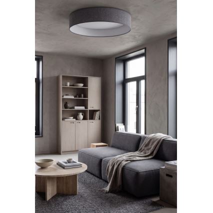 Brilagi - Luminaria de techo LED VELVET VARI LED/24W/230V 3000/4000/6500K Ø 45 cm gris