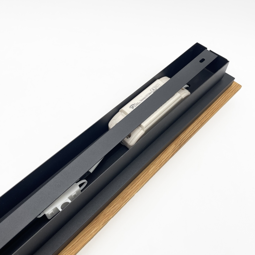 BRILAGI - Lámpara de techo LED WOODY FLAT LED/25W/230V 118 cm roble/negro