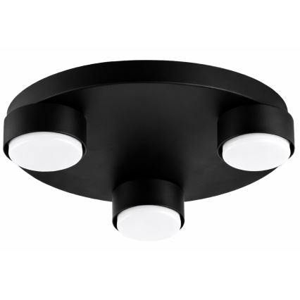Brilagi - Lámpara de techo MONO 3xGX53/12W/230V Ø 30 cm negra