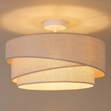 Brilagi - Lámpara de techo montada en superficie ARROW 1xE27/60W/230V Ø 45 cm beige