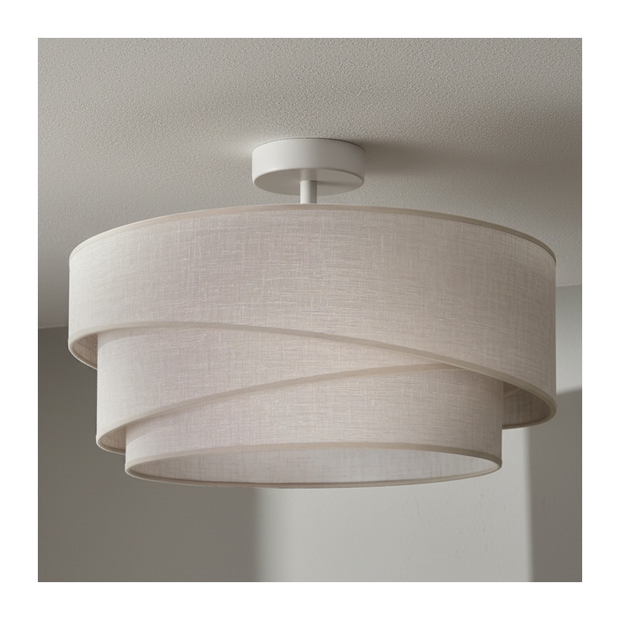 Brilagi - Lámpara de techo montada en superficie ARROW 1xE27/60W/230V Ø 45 cm beige