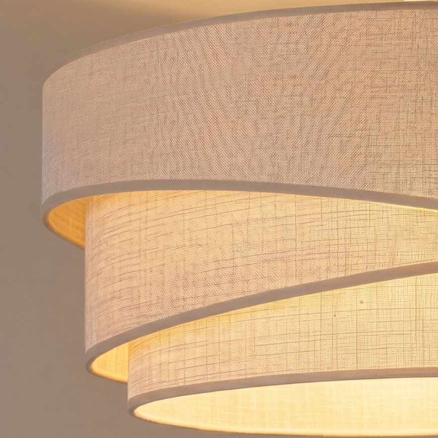 Brilagi - Lámpara de techo montada en superficie ARROW 1xE27/60W/230V Ø 45 cm beige