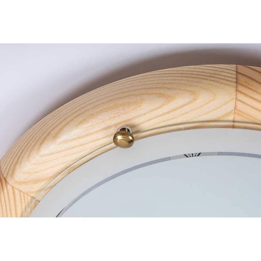 BRILAGI - Lámpara de techo ORBIS 1xE27/60W/230V Ø 30 cm pino