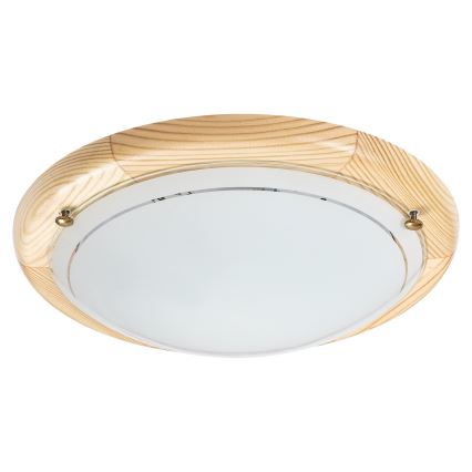 BRILAGI - Lámpara de techo ORBIS 1xE27/60W/230V Ø 30 cm pino