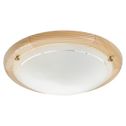 BRILAGI - Lámpara de techo ORBIS 1xE27/60W/230V Ø 30 cm pino