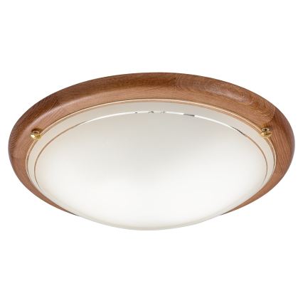 Brilagi - Lámpara de techo ORBIS 2xE27/60W/230V Ø 38 cm pino